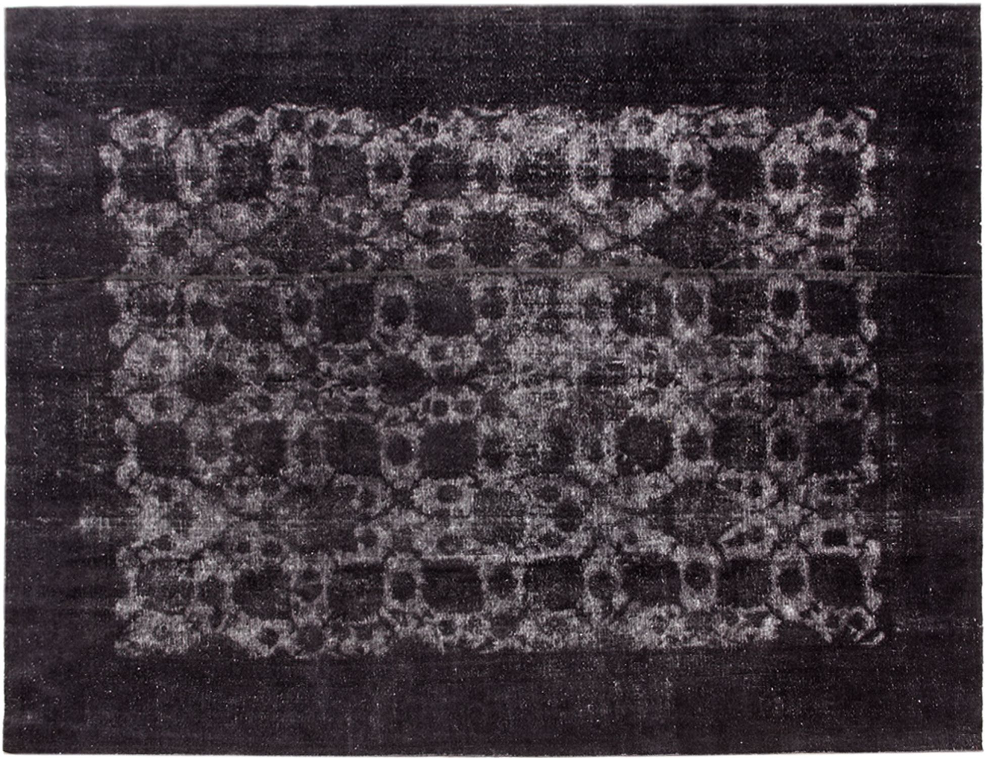Persischer Vintage Teppich  schwarz <br/>380 x 300 cm