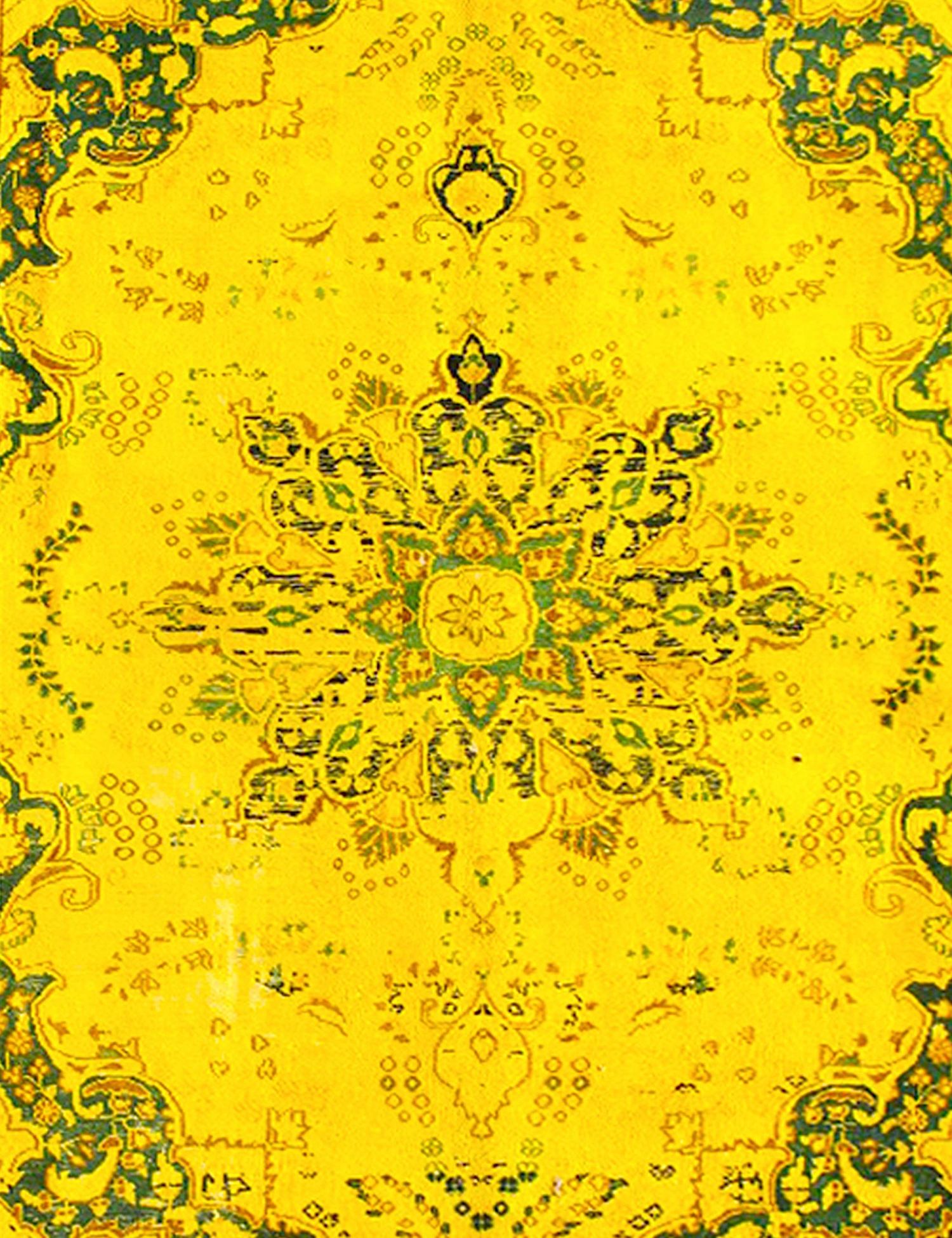 Persischer Vintage Teppich  gelb <br/>290 x 200 cm