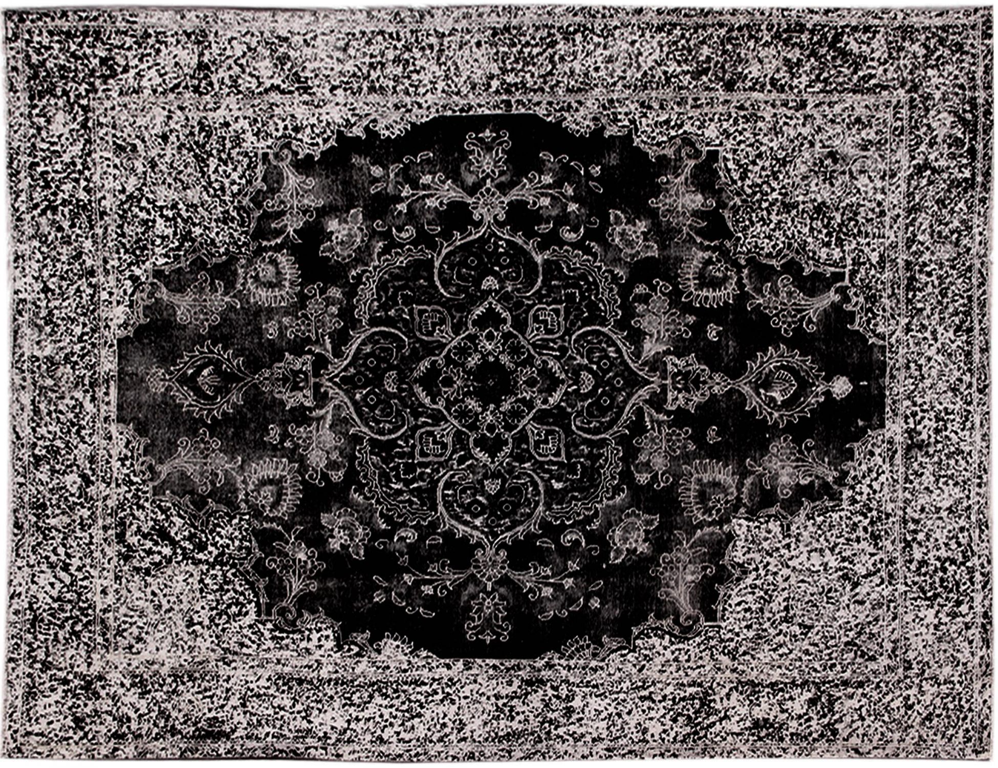 Persischer Vintage Teppich  schwarz <br/>390 x 300 cm