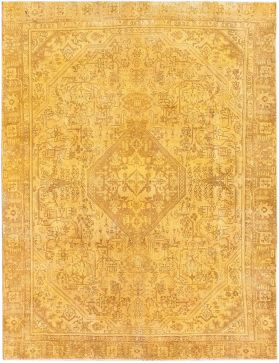 Alfombra persa vintage 380 x 273 amarillo