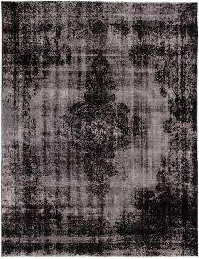 Persischer Vintage Teppich 355 x 258 schwarz