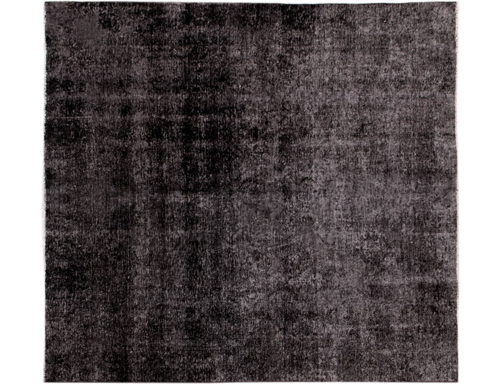 Persischer Vintage Teppich  schwarz <br/>260 x 265 cm