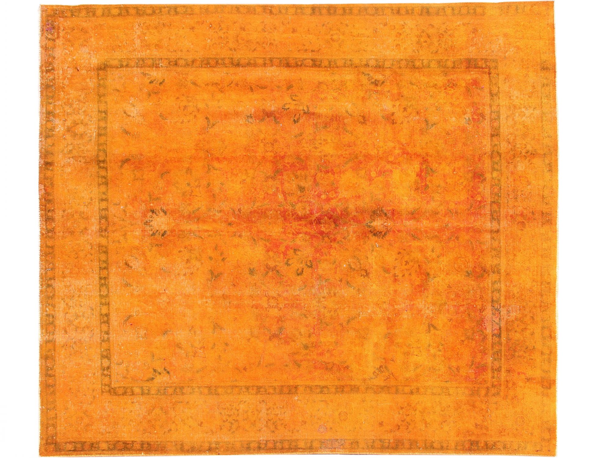 Persischer Vintage Teppich  orange <br/>295 x 245 cm