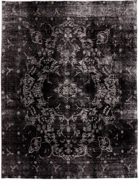 Persischer Vintage Teppich 383 x 295 schwarz