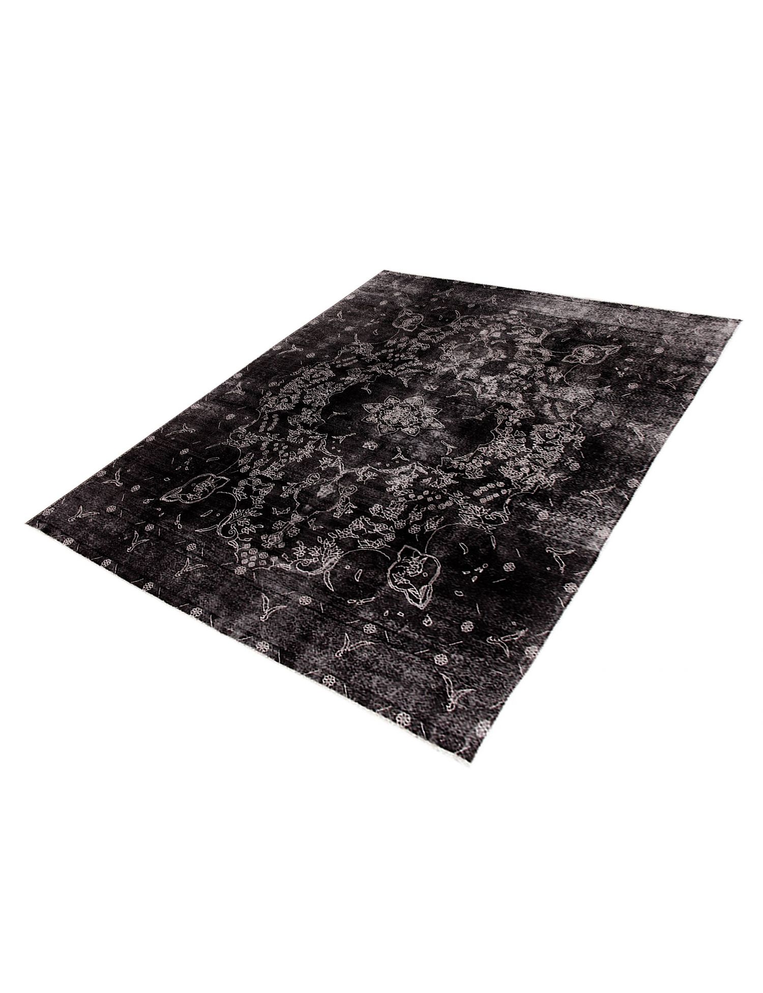 Persischer Vintage Teppich  schwarz <br/>383 x 295 cm