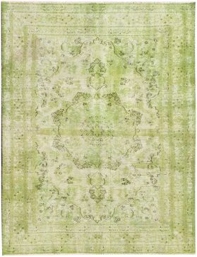 Persischer Vintage Teppich 288 x 195 grün