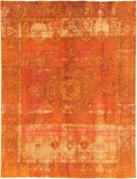 Persisk vintage teppe 300 x 180 oransje