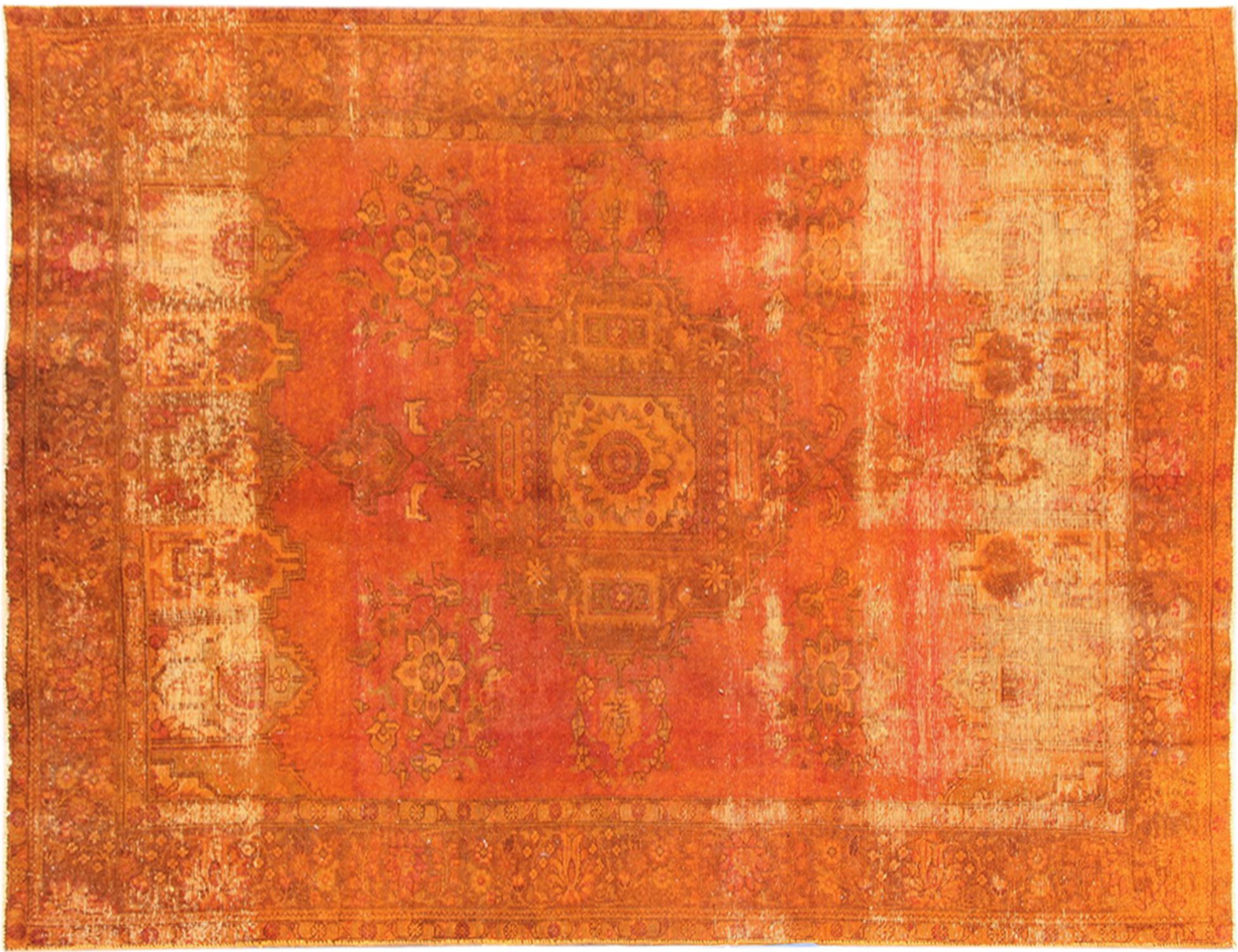 Persisk Vintagetæppe  orange <br/>300 x 180 cm