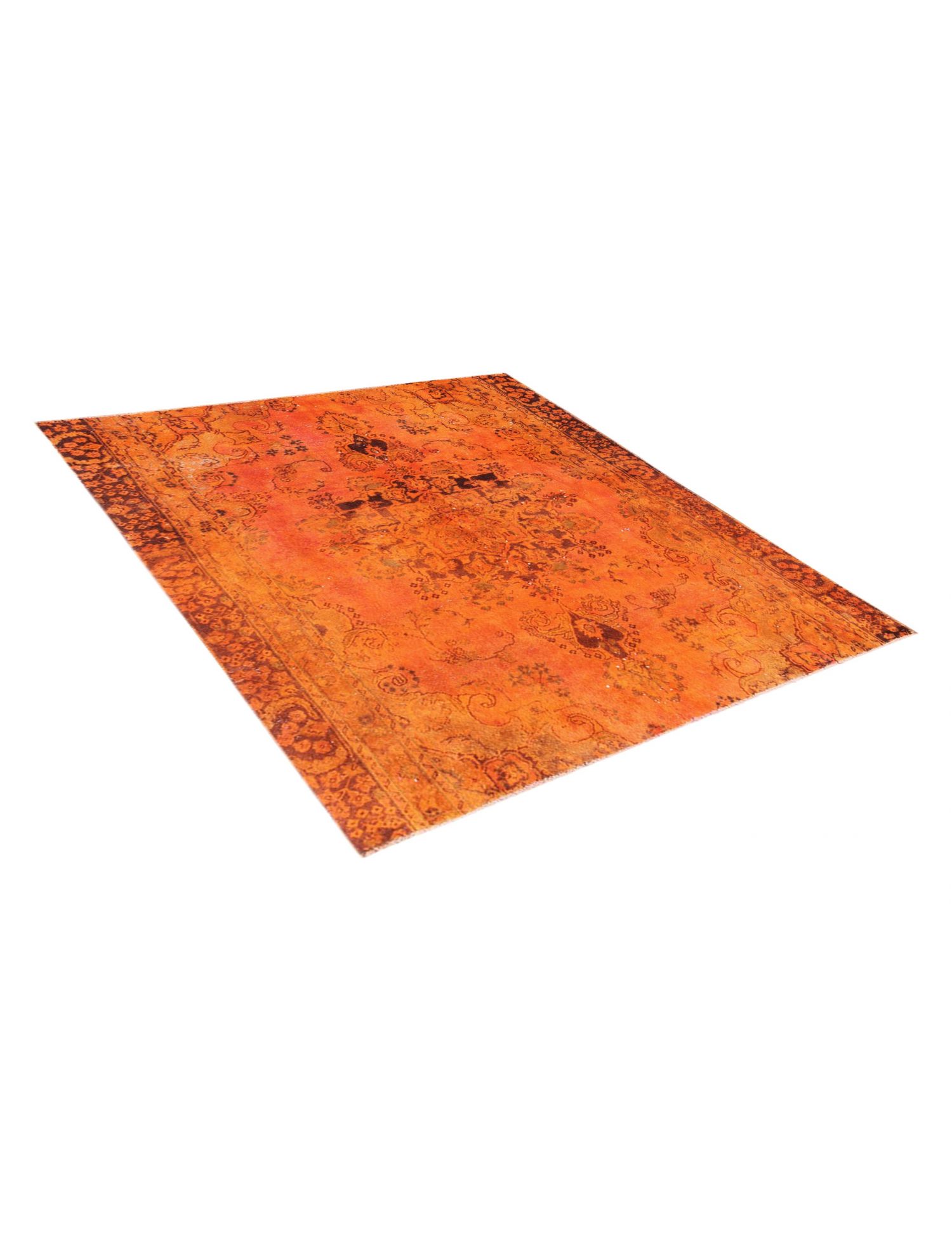 Persischer Vintage Teppich  orange <br/>200 x 175 cm