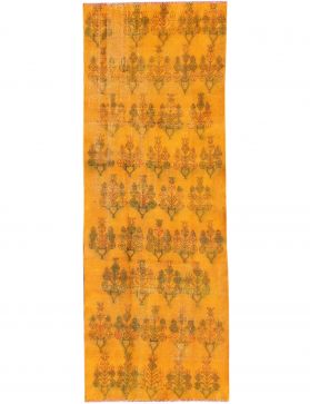 Persisk vintage teppe 270 x 105 oransje