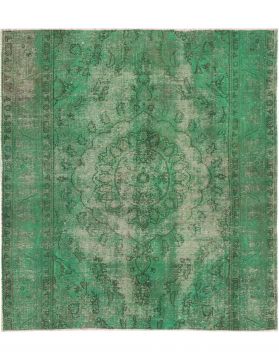 Persischer Vintage Teppich 220 x 195 grün