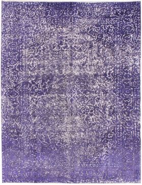 Persischer Vintage Teppich 389 x 286 blau