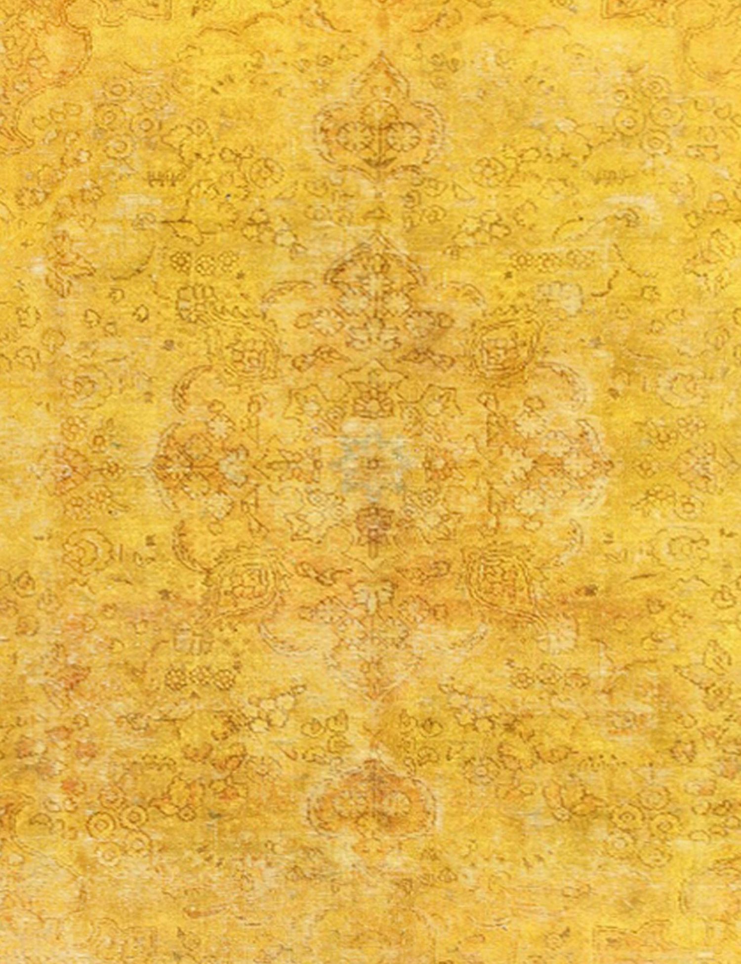 Persisk Vintagetæppe  gul <br/>295 x 193 cm