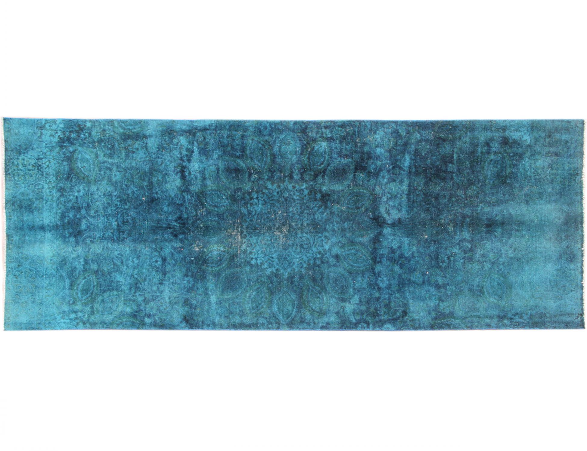 Persian Vintage Carpet  turkoise  <br/>280 x 100 cm