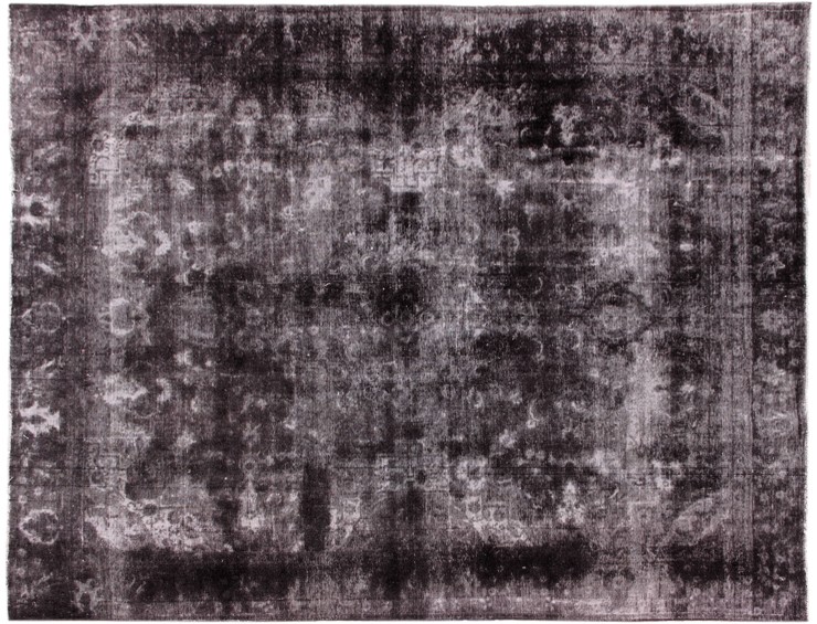 Negro Persa Alfombra persa vintage  360 x 275 cm