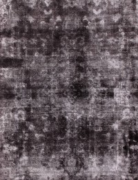 Negro Persa Alfombra persa vintage  360 x 275 cm