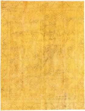Persischer Vintage Teppich 358 x 268 gelb