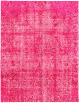 Tappeto vintage persiano 355 x 270 rosa