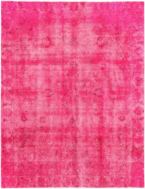 Rosa Persien Persischer Vintage Teppich 355 x 270 cm