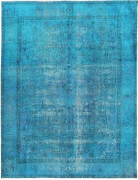 Persischer Vintage Teppich 385 x 290 türkis