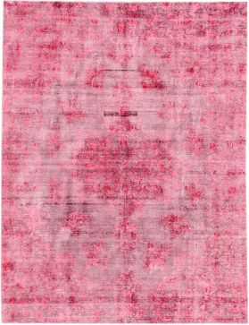 Persischer Vintage Teppich 345 x 248 rosa