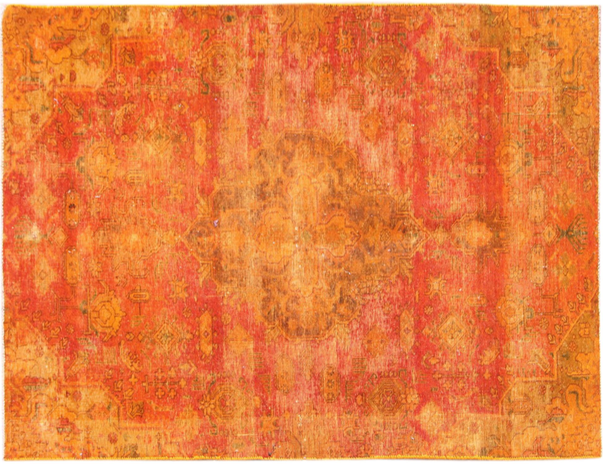 Alfombra persa vintage  naranja <br/>235 x 128 cm