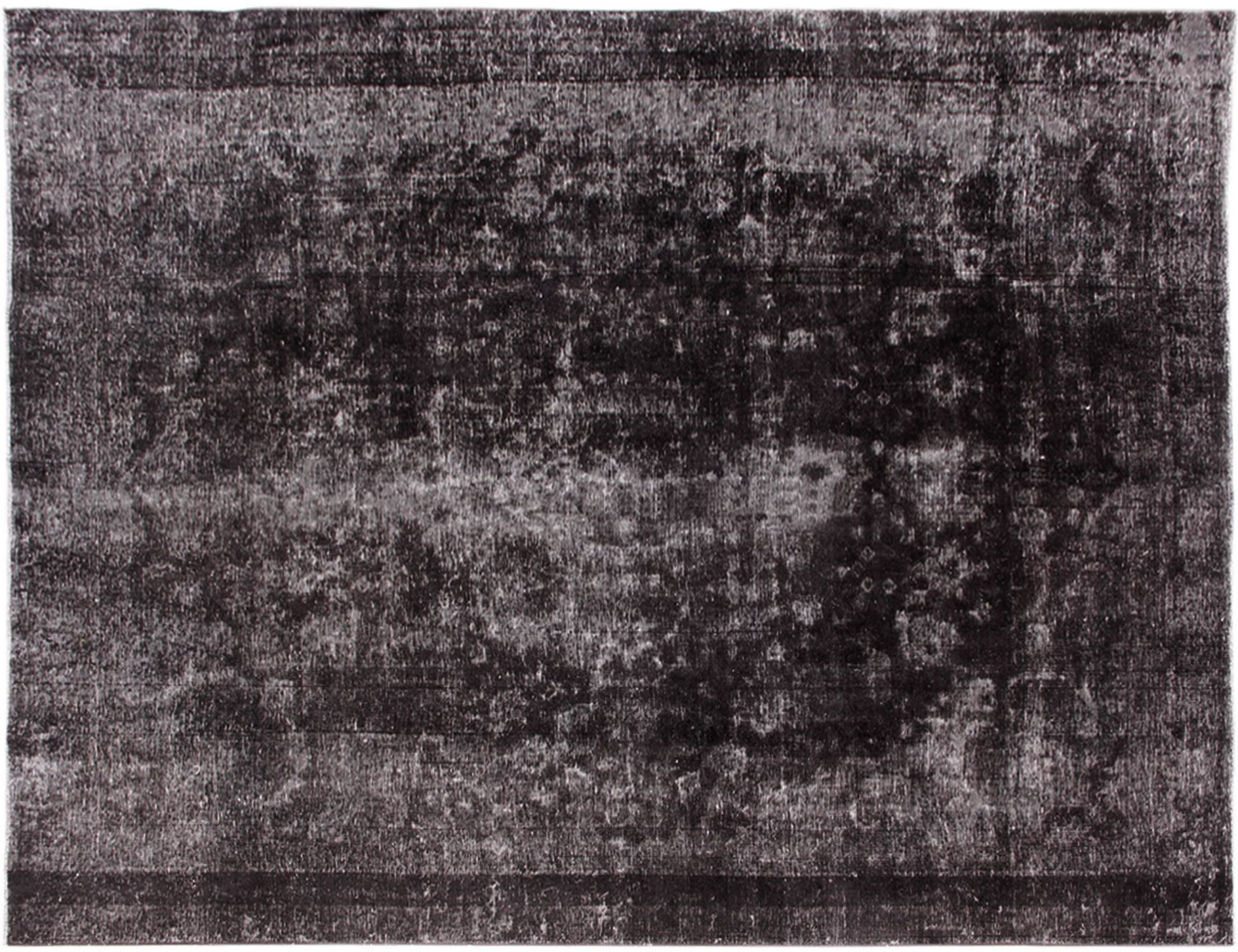 Persischer Vintage Teppich  schwarz <br/>360 x 272 cm