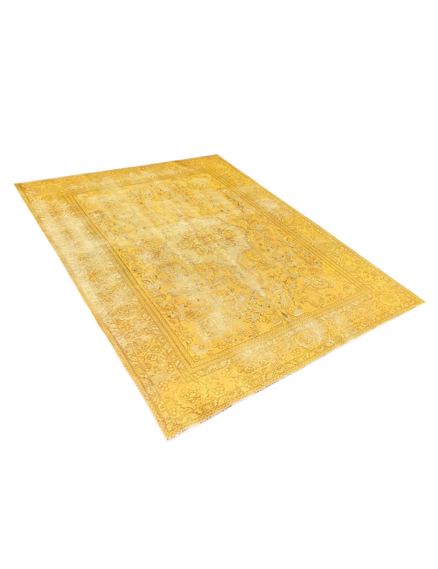Persisk Vintagetæppe  gul <br/>343 x 250 cm