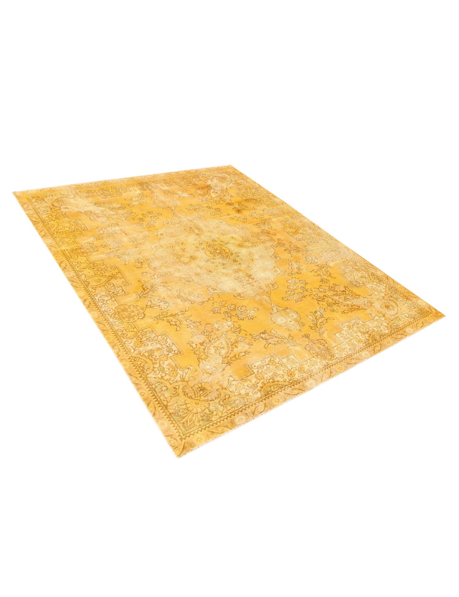 Persisk Vintagetæppe  gul <br/>330 x 230 cm