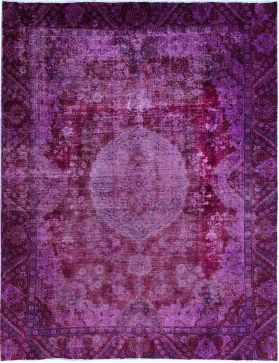 Alfombra persa vintage 330 x 245 púrpura