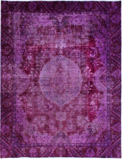 Lila Persien Persischer Vintage Teppich 330 x 245 cm