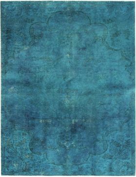 Alfombra persa vintage 245 x 150 turquesa