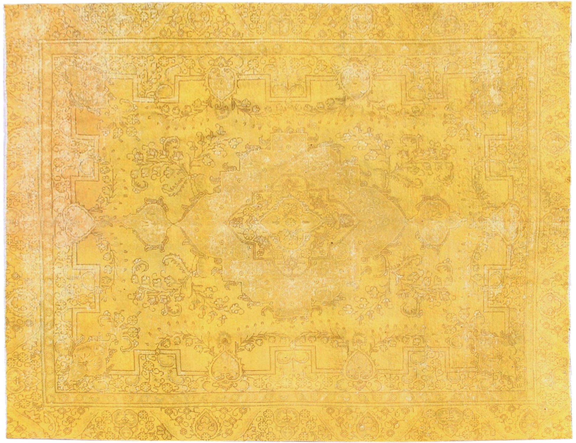 Tappeto vintage persiano  giallo <br/>360 x 275 cm