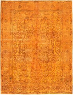 Persischer Vintage Teppich 300 x 185 orange