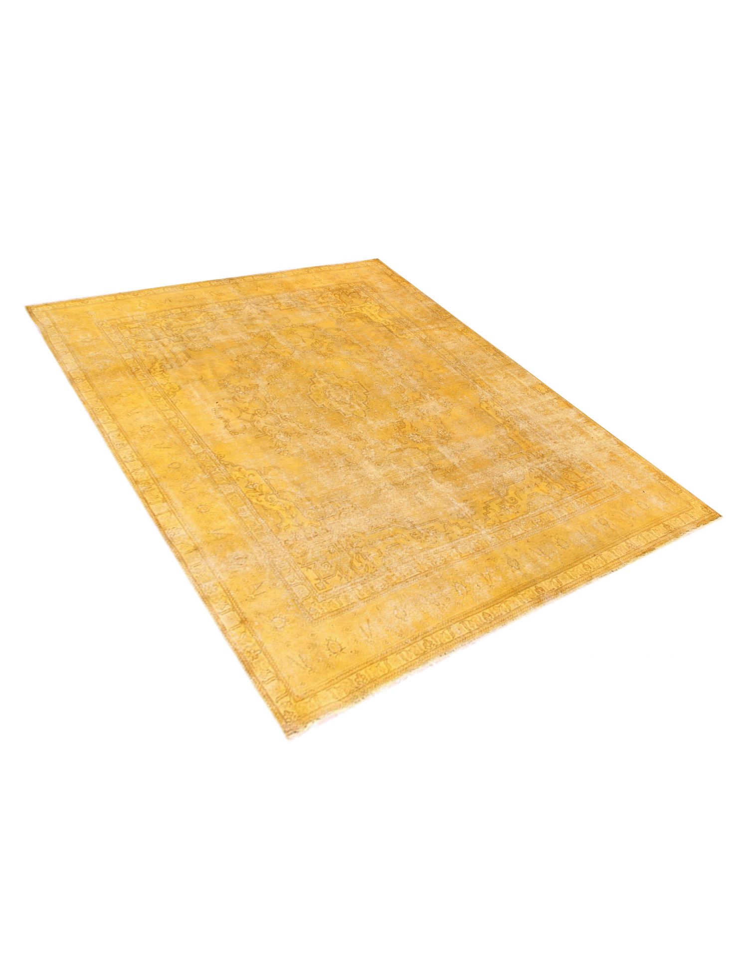 Persischer Vintage Teppich  gelb <br/>380 x 290 cm