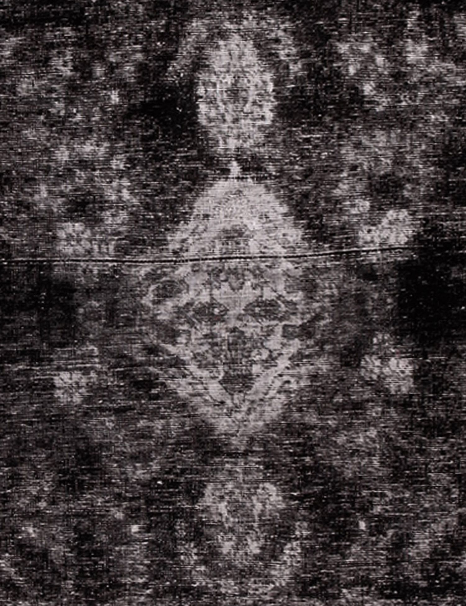 Persischer Vintage Teppich  schwarz <br/>175 x 150 cm