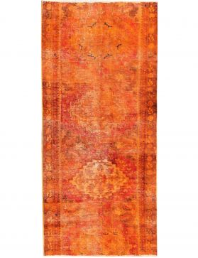 Persisk vintage teppe 220 x 100 oransje