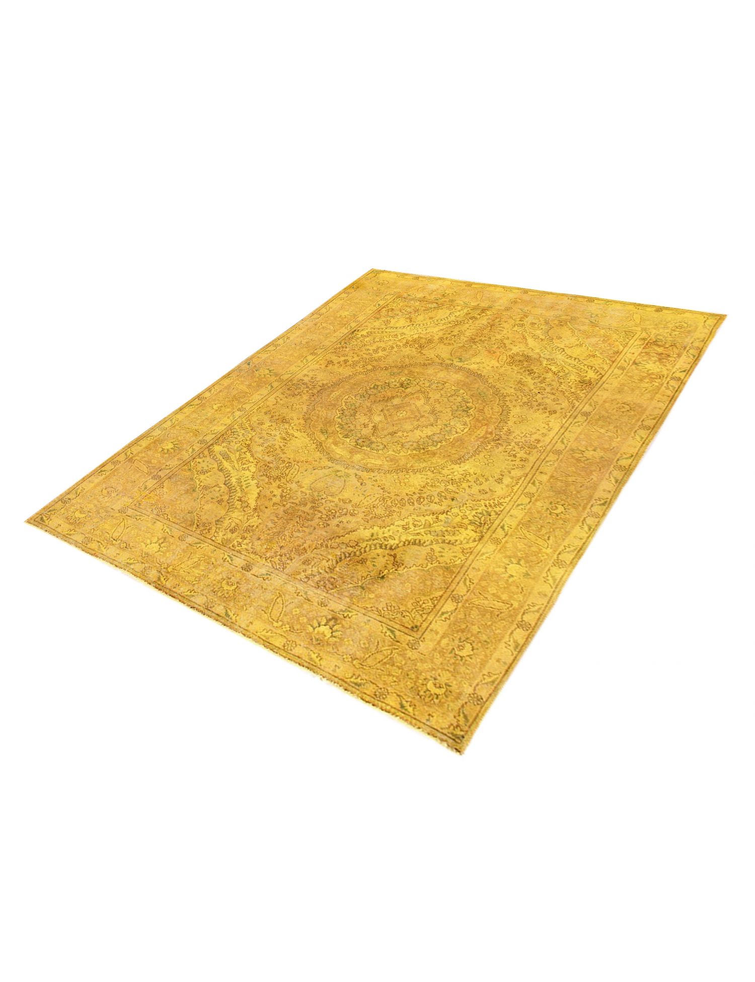 Persisk Vintagetæppe  gul <br/>300 x 205 cm