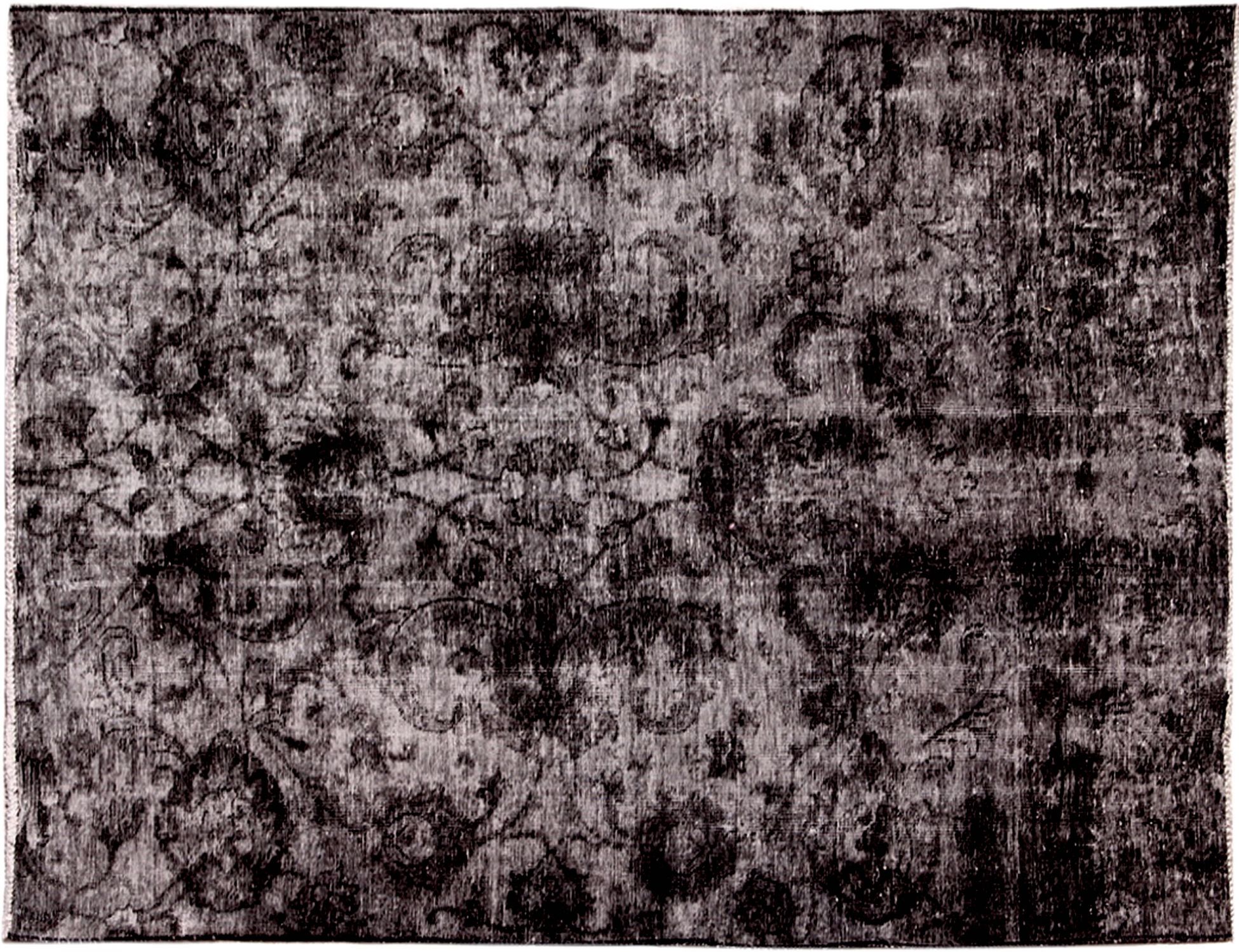 Persischer Vintage Teppich  schwarz <br/>210 x 130 cm