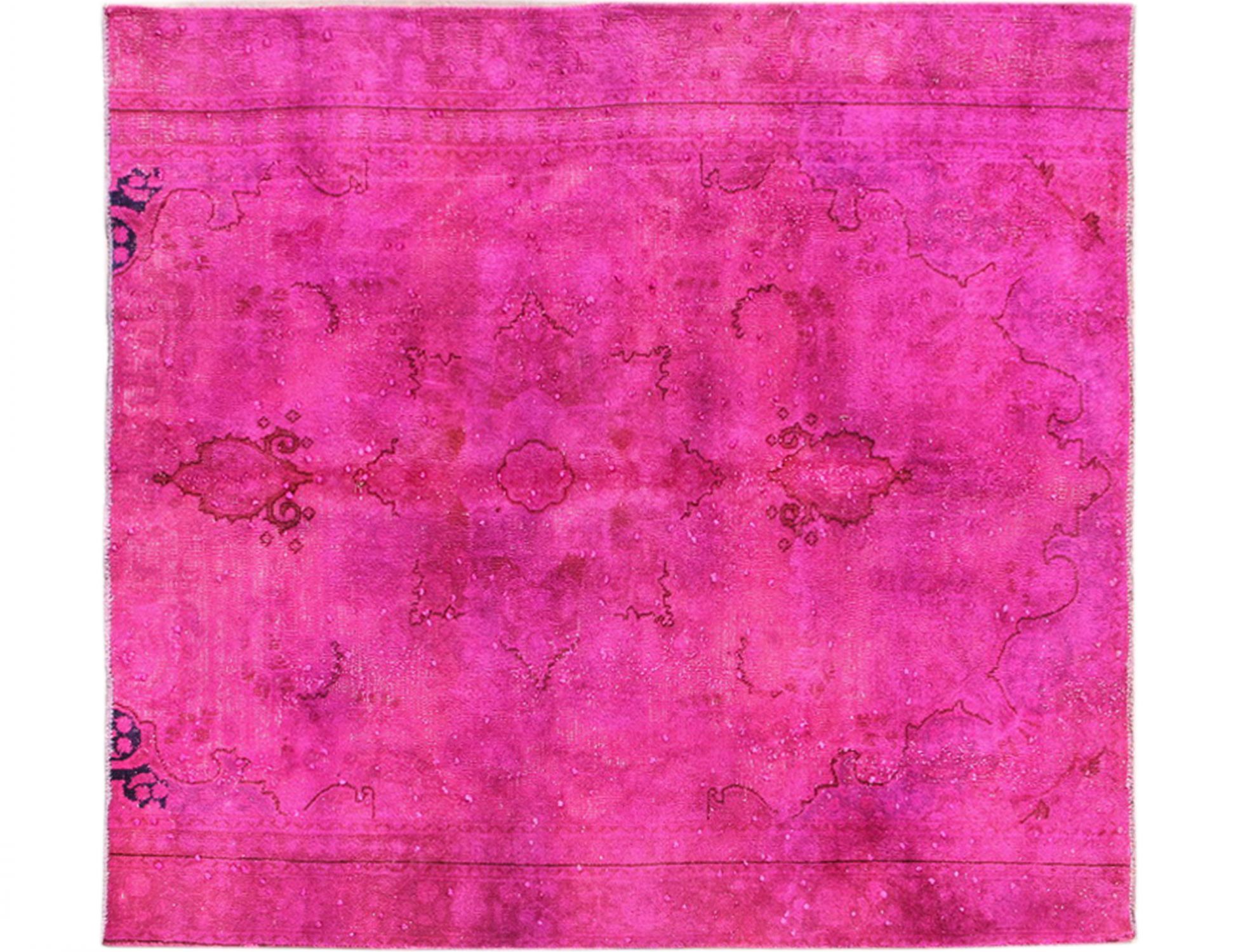 Tappeto vintage persiano  rosa <br/>188 x 178 cm