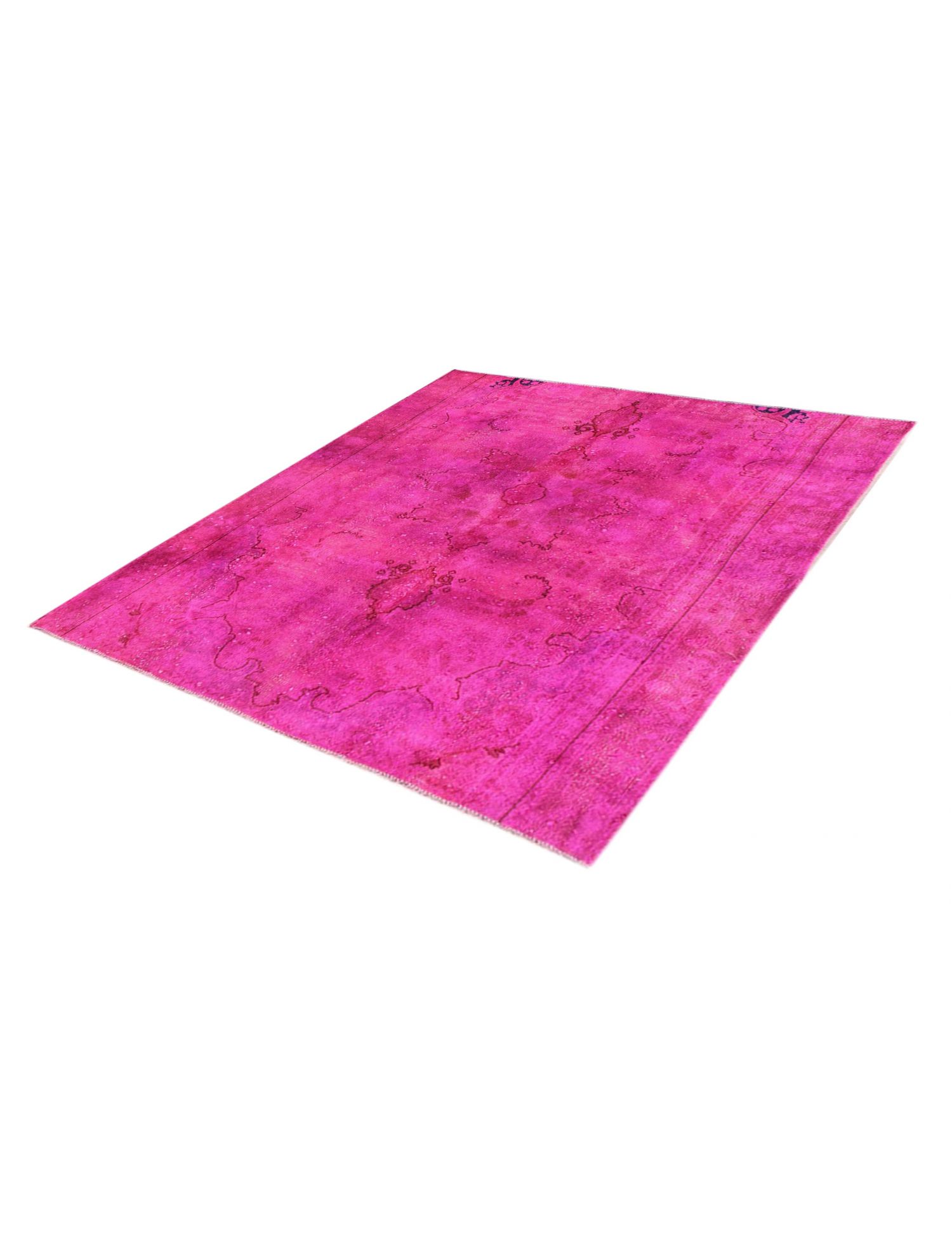 Persischer Vintage Teppich  rosa <br/>188 x 178 cm