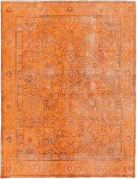 Persisk vintage teppe 280 x 185 oransje