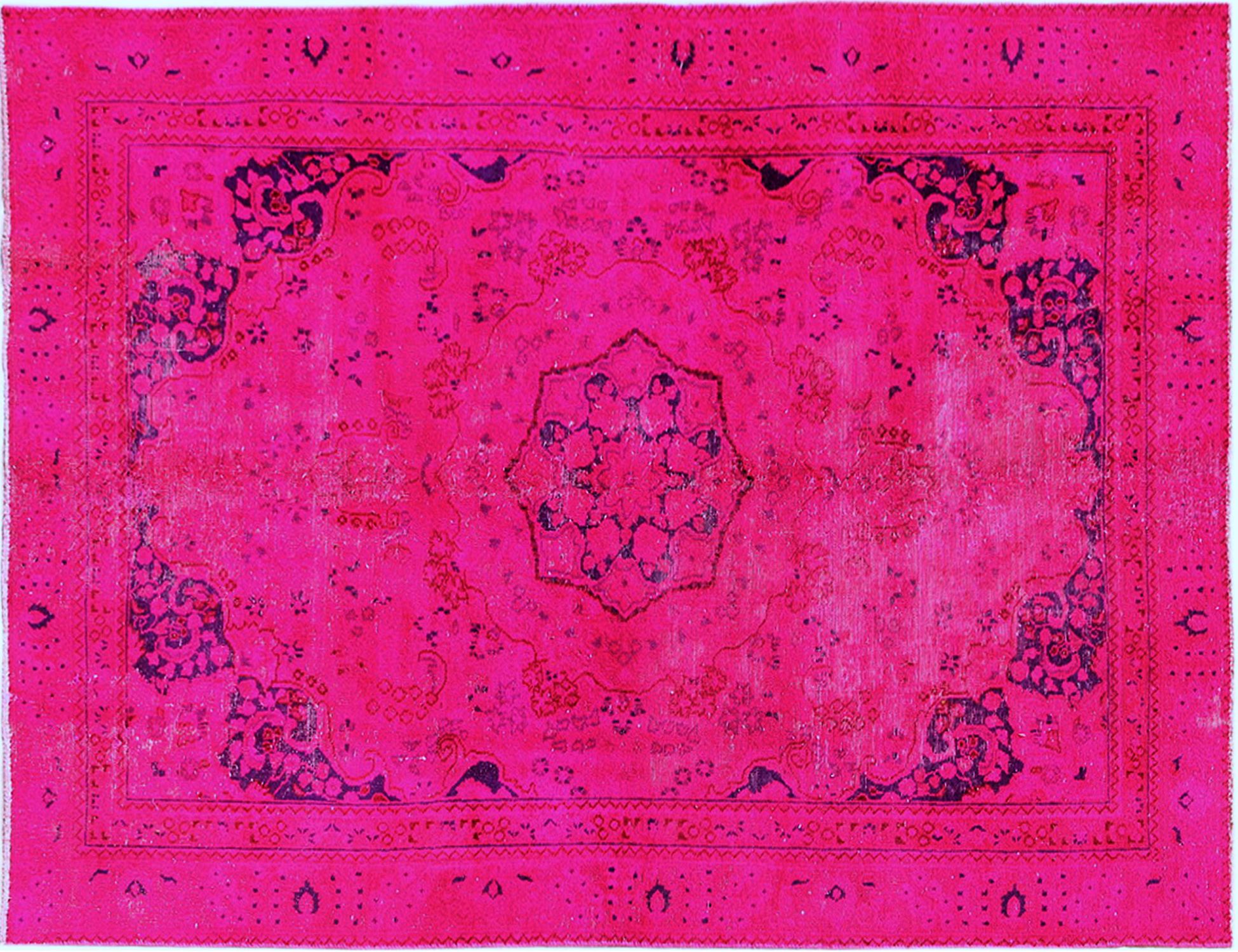 Persisk Vintagetæppe  rose <br/>265 x 170 cm