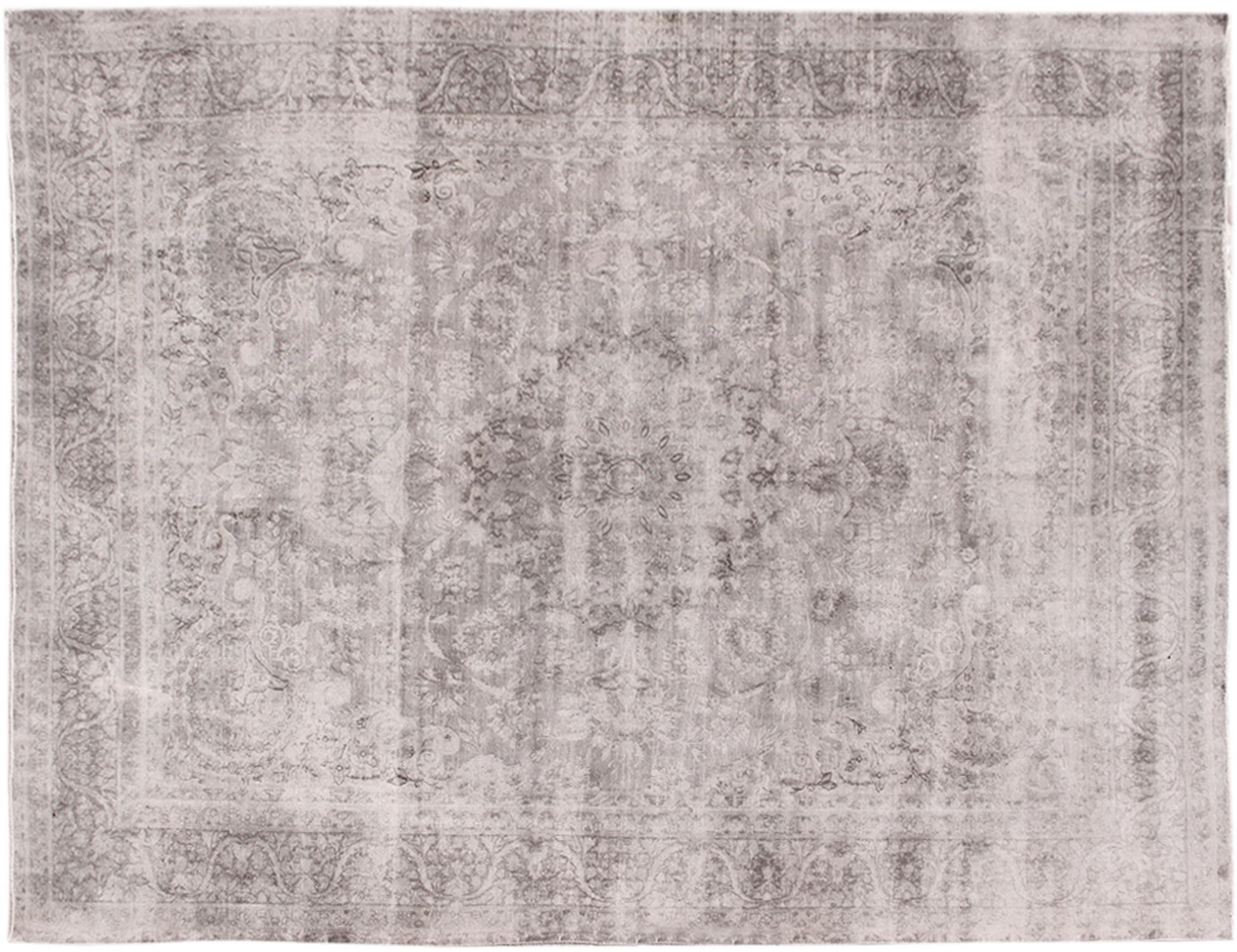 Persisk Vintagetæppe  grå <br/>400 x 325 cm
