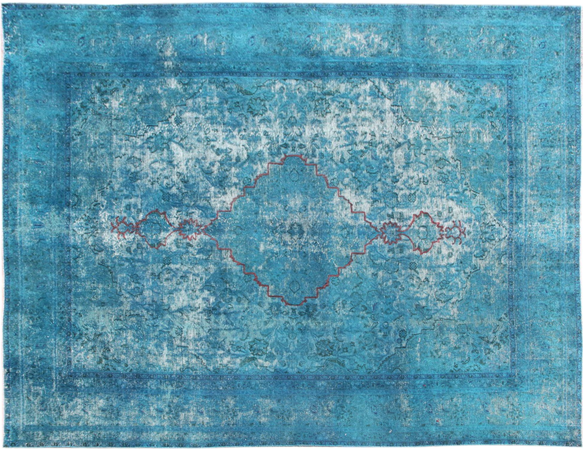 Alfombra persa vintage  azul <br/>380 x 285 cm