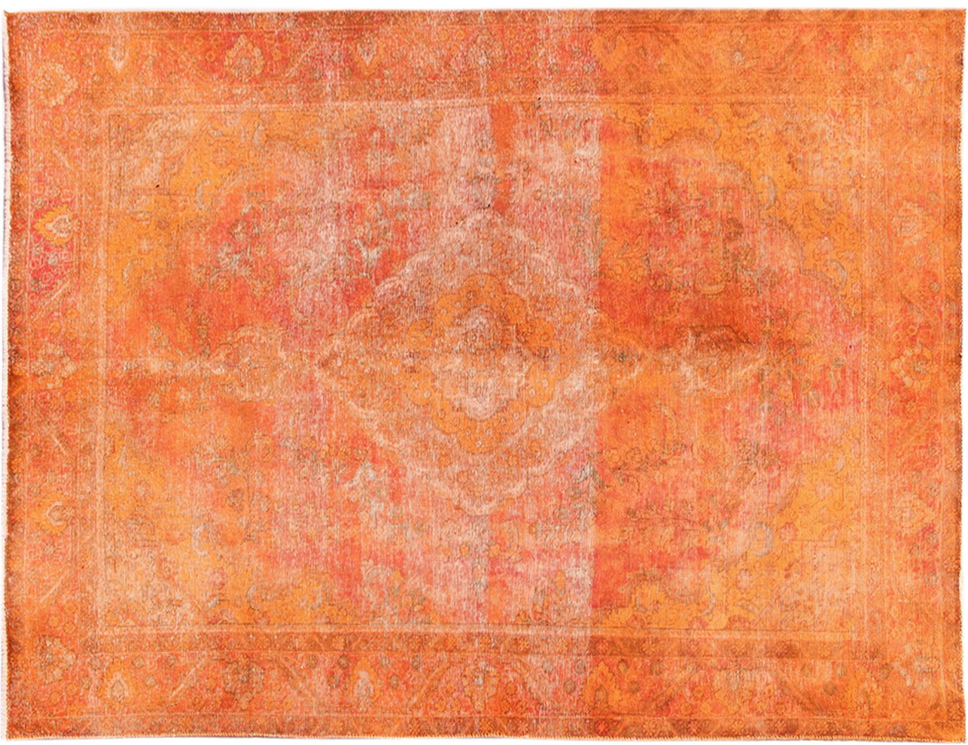 Persisk Vintagetæppe  orange <br/>280 x 190 cm