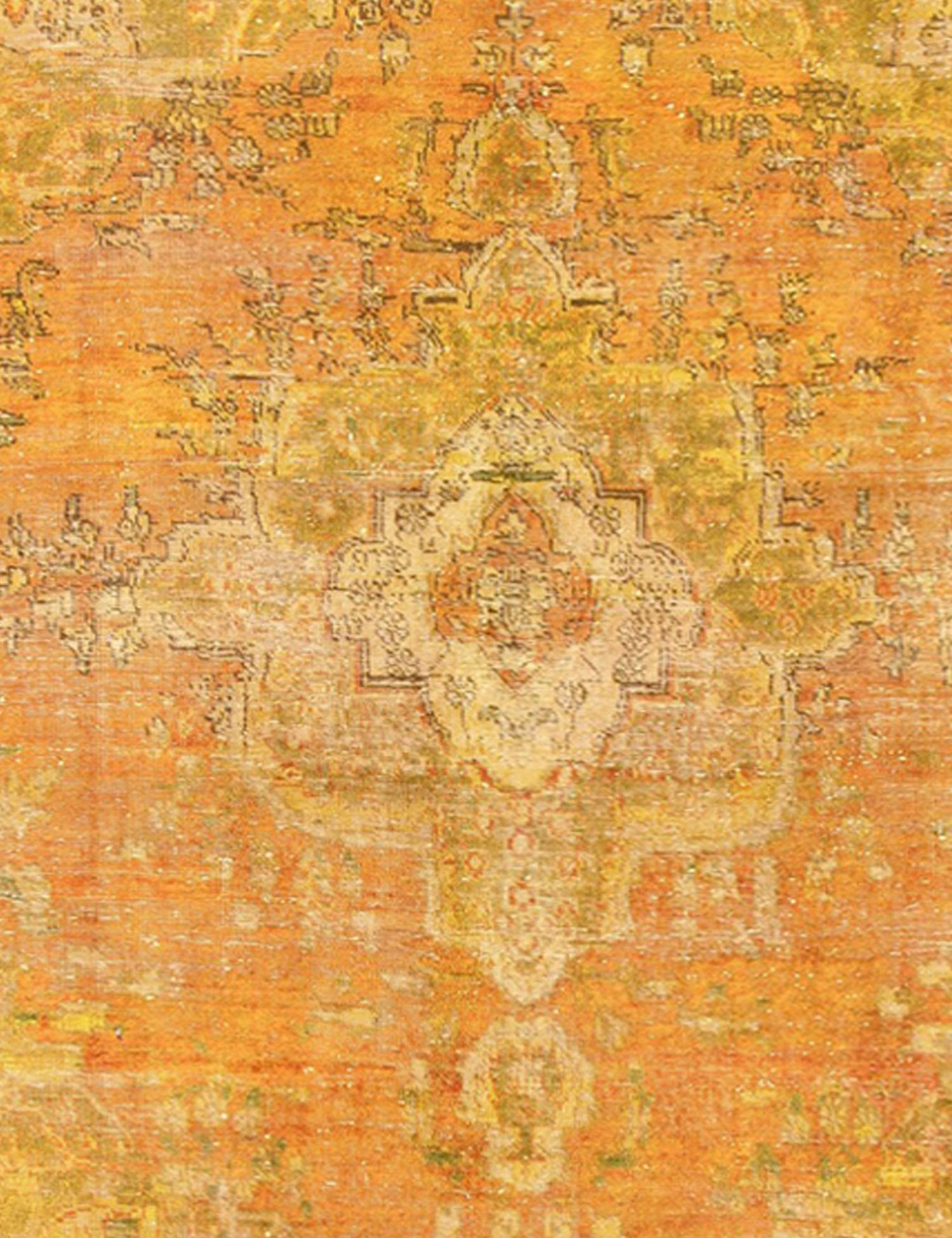 Persisk Vintagetæppe  gul <br/>282 x 200 cm