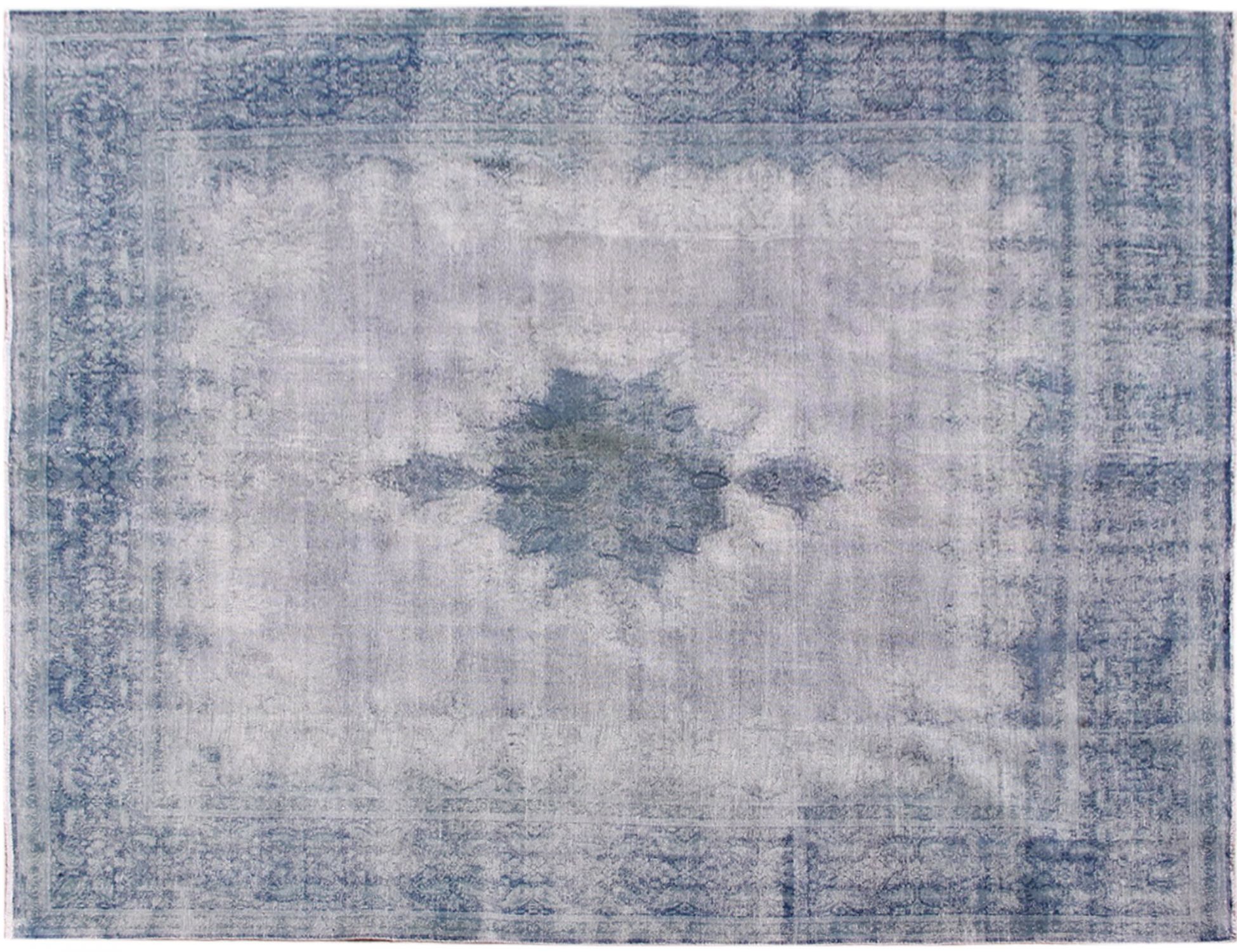 Persischer Vintage Teppich  blau <br/>400 x 300 cm