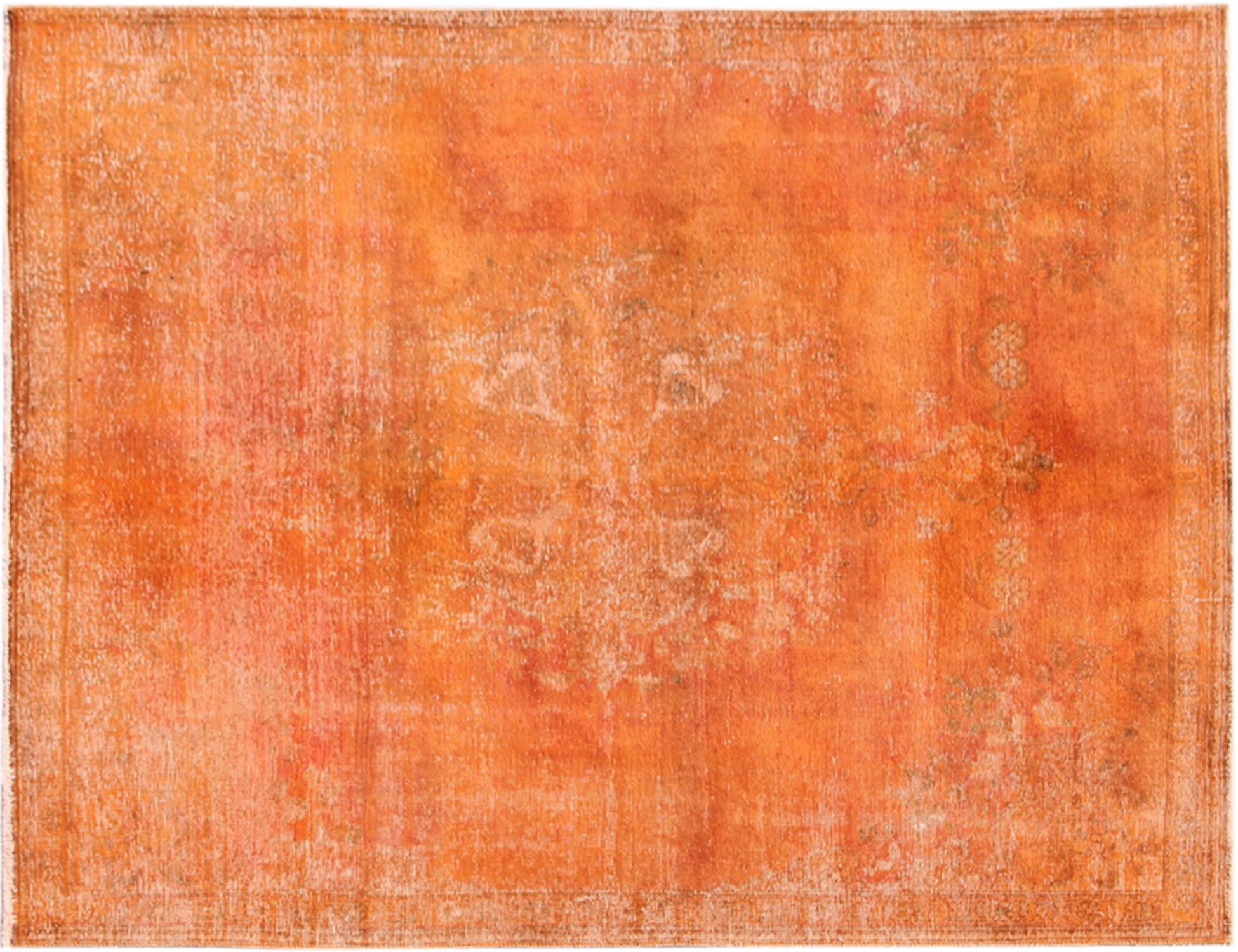 Persisk Vintagetæppe  orange <br/>260 x 200 cm
