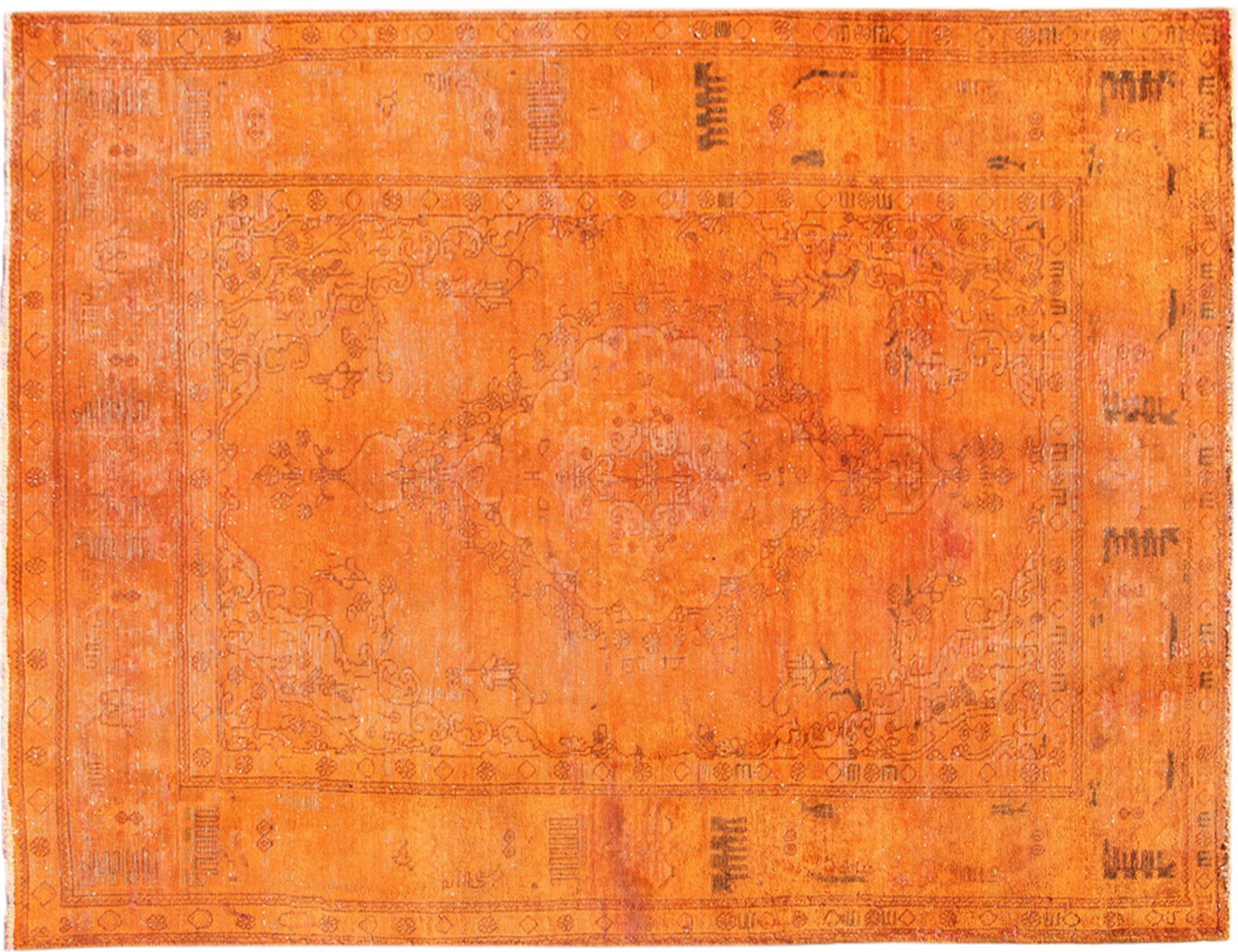 Persisk Vintagetæppe  orange <br/>270 x 200 cm
